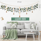 Juexica Boho Bedroom Wall Decor with LED String Light, Wooden Bead - Image 2
