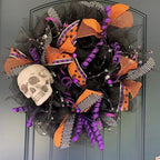 5 Rolls Halloween Deco Mesh Ribbon for Wreaths Crafts Supplies - Image 3