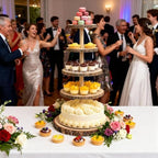 5 Tier Wooden Cupcake Stand Large Tiered Cake Display Tower - Image 4