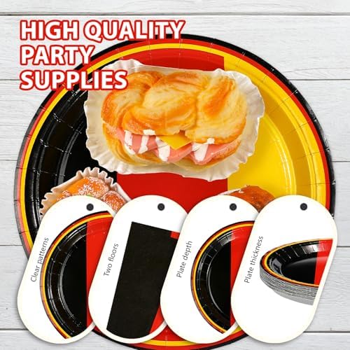 96 Pcs German Flag Themed Party Decorations, Serves 24 - Image 6