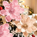 8PCS Large Christmas Magnolia Flowers for Christmas Tree Wreath by FaylifewayDecoryourLife