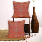 Indian Cotton Cushion Cover Sabra Kilim Pillow Cover Designer Decorative Sofa 18x18 Inche Handwoven Cushion Case for Farmhouse Home Decor Spring Decorative Pillow (Pattern 20) - Image 5