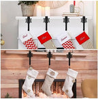Lounsweer 12 Pcs Snowflake Christmas Stocking Holders - Image 6