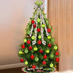 Gejoy 32 Pcs Red and Lime Green Christmas Tree Decoration Set - Image 5