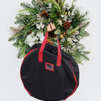 TOYANDONA Xmas Wreath Bag 600d Oxford Cloth Round Storage for Festival - Image 4