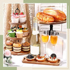 Havawish 7 Pcs Wooden Dessert Table Display Set, Cupcake Stand Kit, Classic - Image 4
