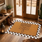 Tinideya 2 Pcs Western Howdy Layered Doormat Set for Porch Decor - Image 5