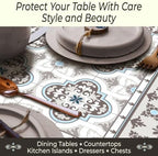 Heat Resistant Table Runner, 53 x 14 Inch - Toscana Design - Image 3