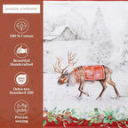 Maison d' Hermine Placemats Set of 4 Reusable 100% Cotton (13"x19") - Image 2