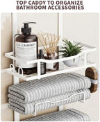 Aetyord Hanging Towel Racks for Bathroom Storage - Image 4
