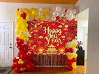 Chinese New Year 2027 Backdrop 7x5FT Red Lantern Traditional Happy Lunar New Year Photography Background Chinese Spring Festival Party Decorations Supplies Photo Props - Image 5