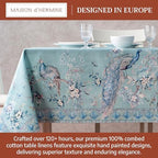 Maison d' Hermine Table Cloth Rectangle Table 100% Combed Cotton 70"x140" - Image 3