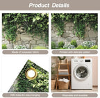 7X16FT Summer Tropical Leaves Garage Door Cover Decorations Tropical Leaves Fence Garage Door Banner for Outdoor Indoor Summer Party Photography Backdrop - Image 3