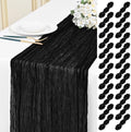 24 Pack Black 10Ft Cheesecloth Table Runner by Unknown