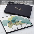 Gingko Boxed Set of 4 Premium Hardboard Placemats - Image 7