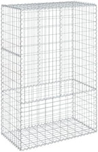 vidaXL Gabion Basket with Cover 39.4"x19.7"x59.1" Galvanized Iron by vidaXL