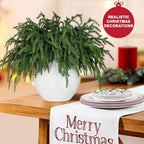 LZNPA 24 Pcs Realistic Christmas Pine Branches Natural Droopy Soft Bendable - Image 2