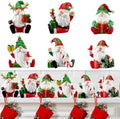 Wonderjune 6 Pcs Christmas Stocking Holders for Mantle, Santa Claus by Wonderjune
