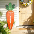 35 Inch Easter Carrot Wooden Porch Sign Spring Carrot Standing Decor with Rope Happy Easter Welcome Sign for Indoor Outdoor Entryway Yard Home Holiday Hanging Decoration by WelcometoLawnIdyll