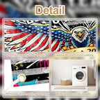 16x7FT 250 Years of Freedom Garage Door Banner, Amer-ica Eagle Patriotic Design 1776–2026, Extra Large Outdoor Garage Door Cover for Independence Day Decor - Image 4