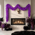 9Ft Halloween Cedar Garland,Purple Real Touch Soft Christmas Decorations by NTNIETING