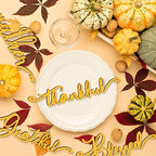 Jetec 40 Pieces Thanksgiving Decor Thankful Grateful Blessed, Gold - Image 4