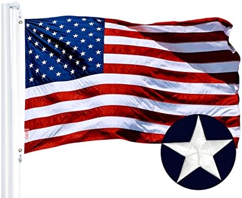 G128 Combo Pack: USA American Flag 3x5 Ft Embroidered Stars & Christian Flag 3x5 Ft Embroidered - Image 6