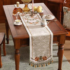 Patdrea Designer Elegant French Velvet Table Runner,12"X118"-Santiago C - Image 3