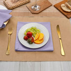Blue Needles Solid Cloth Napkins 100% Cotton Set of 12-18 x 18 Inches - Image 3