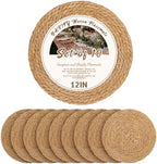 BAVIFY 12" Round Woven Placemats Set of 10, Plate Chargers for Dining Table by BavifyBaking