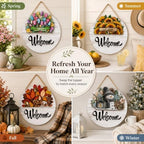 16 Pcs Interchangeable Welcome Sign for Front Door，2 SET - Image 5