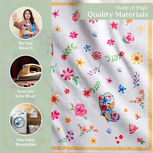 Maison d' Hermine Cloth Napkins Set of 4 Reusable 100% Cotton (20" x 20") - Image 3
