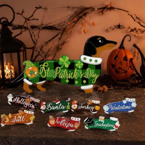 Interchangeable Wood Animal Decor Magnetic Holiday Figurine (Y) - Image 4