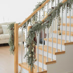 MIZII Christmas Garlands 6 Feet Artificial Pine Garland with Pinecone Real Touch Pines Vine Greenery Garland Christmas Decorations for Xmas Fireplace Mantle Home Decor Indoor Outdoor (White Pine) - Image 4