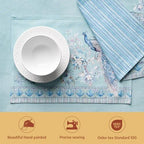 Maison d' Hermine Placemats Set of 4 Reusable 100% Combed Cotton (13"x19") - Image 2