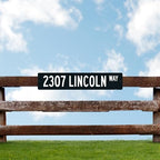 Custom Street Sign, Personalized Novelty Road, Brown Background, Christmas | 42x6 Inches, ACM, Made in USA by Sigo Signs - Image 5