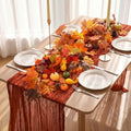 53 Pcs Fall Table Decorations Set with Runner and Garlands by Unknown