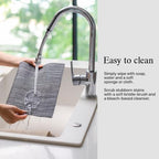 Placemats Set of 12 - Easy Clean Woven Vinyl Placemats for Dining Table, Indoor/Outdoor Place Mats, Washable PVC Table Mats（Dark Gray） - Image 4