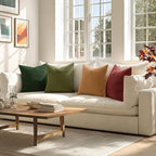 MIULEE Modern Decorative Pillow Covers 18x18 Inch Set of 4 Christmas Green - Image 6