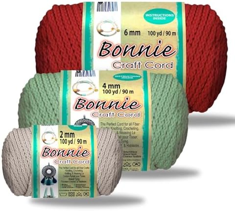 Pepperell Bonnie Braid Macrame Cord | 6mm x 100yd | Orange (Value 2-Pack) | Twisted Polypropylene Cord for DIY Crafts, Plant Hangers, Wall Hangings, Crochet & Macrame | Long-Lasting, Vibrant Color - Image 4