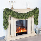 16FT 1Pcs Artificial Christmas Cedar Garlands for Stairs Railing Decoration - Image 4