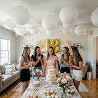 10Pcs 16 Inch Large White Paper Lanterns, Jumbo Hanging Party Decorations - Image 6