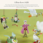 MACKENZIE-CHILDS Patience Brewster 12 Days Christmas Ornament, Decorative Hanging Ornament for Christmas Tree, Pack of 12, Mini Ornaments Set - Image 2