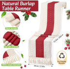 Boho Table Runner and Placemats Set, 6 Sets, Red B, 12x72 - Image 4