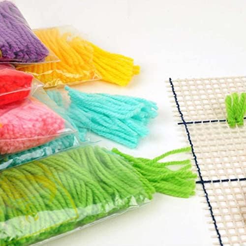 Herrschners Holly & Pine Tree Skirt Latch Hook Kit - Image 3
