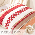 Boho Throw Pillow Covers Decorative Neutral Farmhouse Pillow case - Image 2