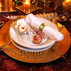 Hotop 96 Pcs Gold Napkin Rings Bulk, Metal Napkin Holder Rings - Image 2