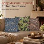 William Morris Leicester Tapestry Throw Pillow Cover 16 x 16 in - Image 3