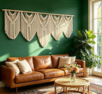 Achart Extra Large macrame wall hanging-71'' W x 32'' H -Boho Wall Decor - Image 3