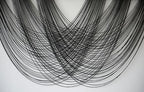 Flber Macrame Wall Hanging Black 59.00" W x 31.00" L Boho Wall Decor Large Boho Yarn Tapestry Living Room Bedroom Home Wall Décor - Image 7
